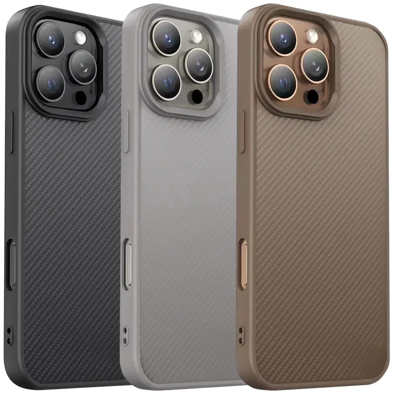 Etui TPU Carbon Protective with Magsafe do Apple iPhone 16 Pro (6.3"), TPU