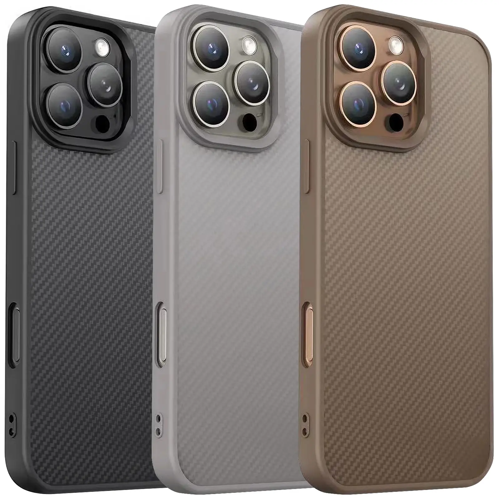 Etui TPU Carbon Protective with Magsafe do Apple iPhone 16 Pro (6.3"), TPU