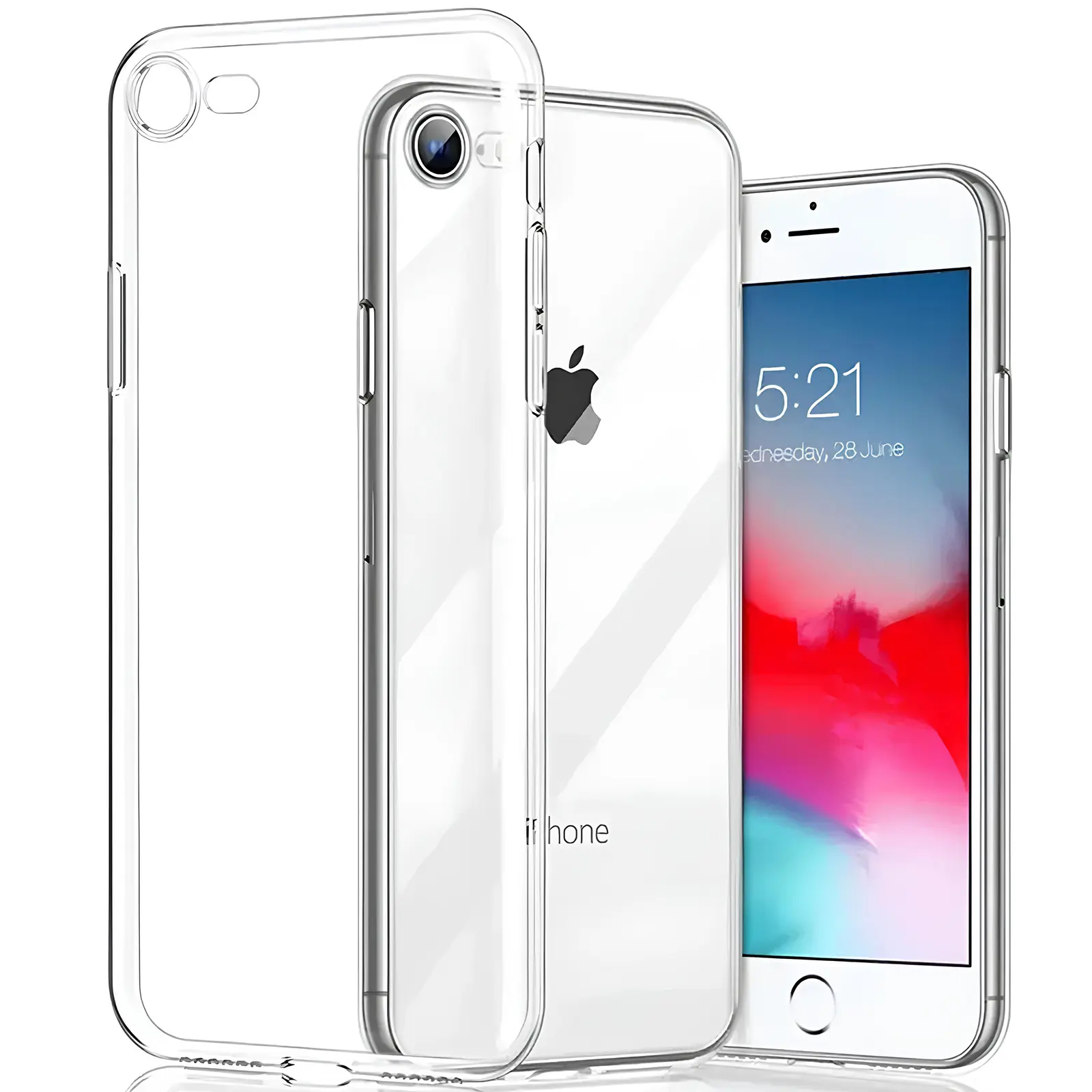 Etui TPU Transparent 1,0mm do Apple iPhone 7 / 8 / SE (2020) (4.7"), Clear, TPU