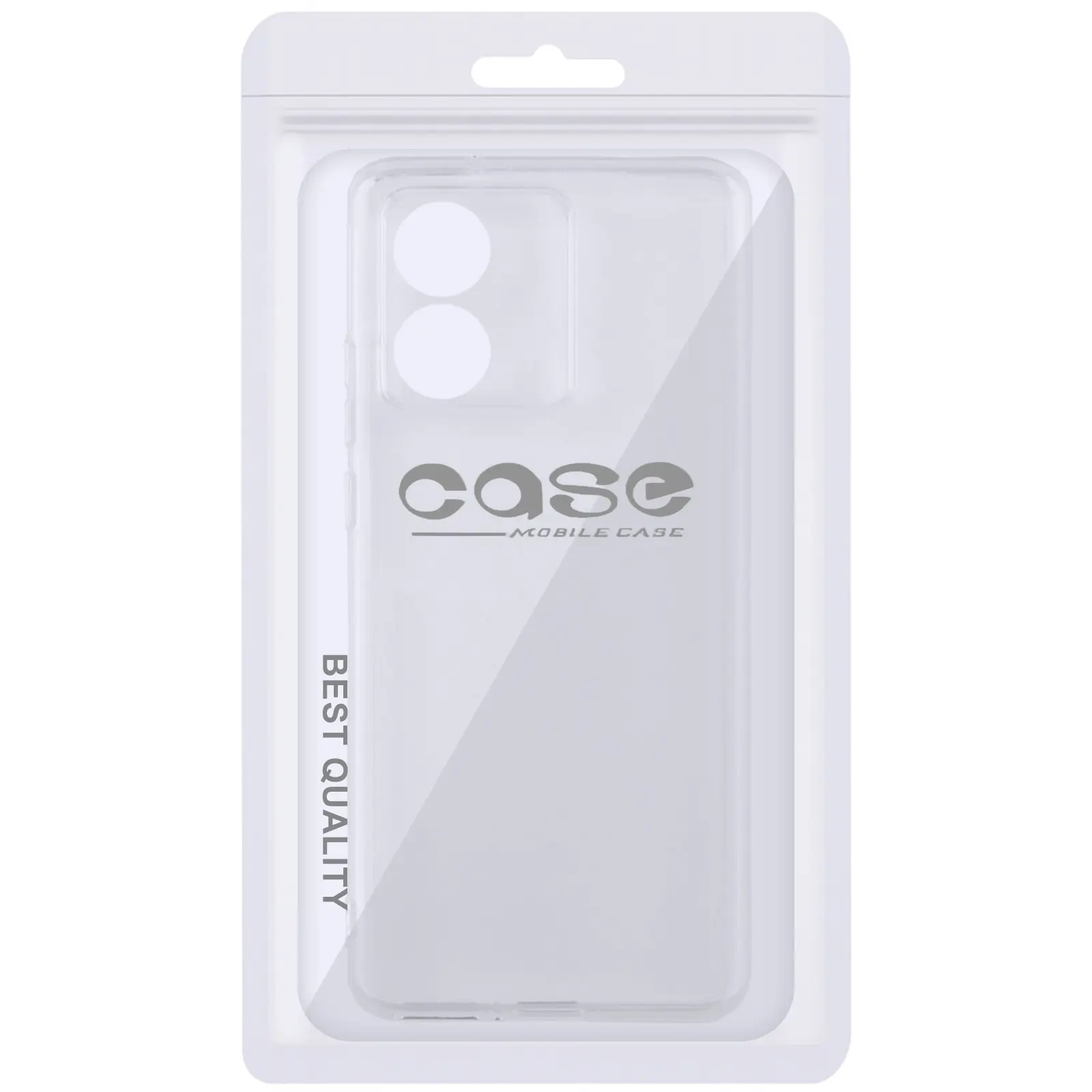 Etui TPU Transparent 1,0mm do Motorola Edge 50 Fusion, Clear 1, TPU