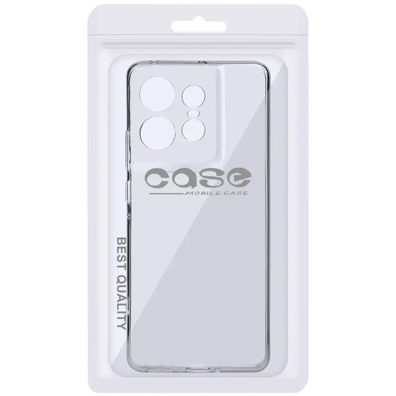 Etui TPU Transparent 1,0mm do Motorola Edge 50 Pro, Clear 1, TPU