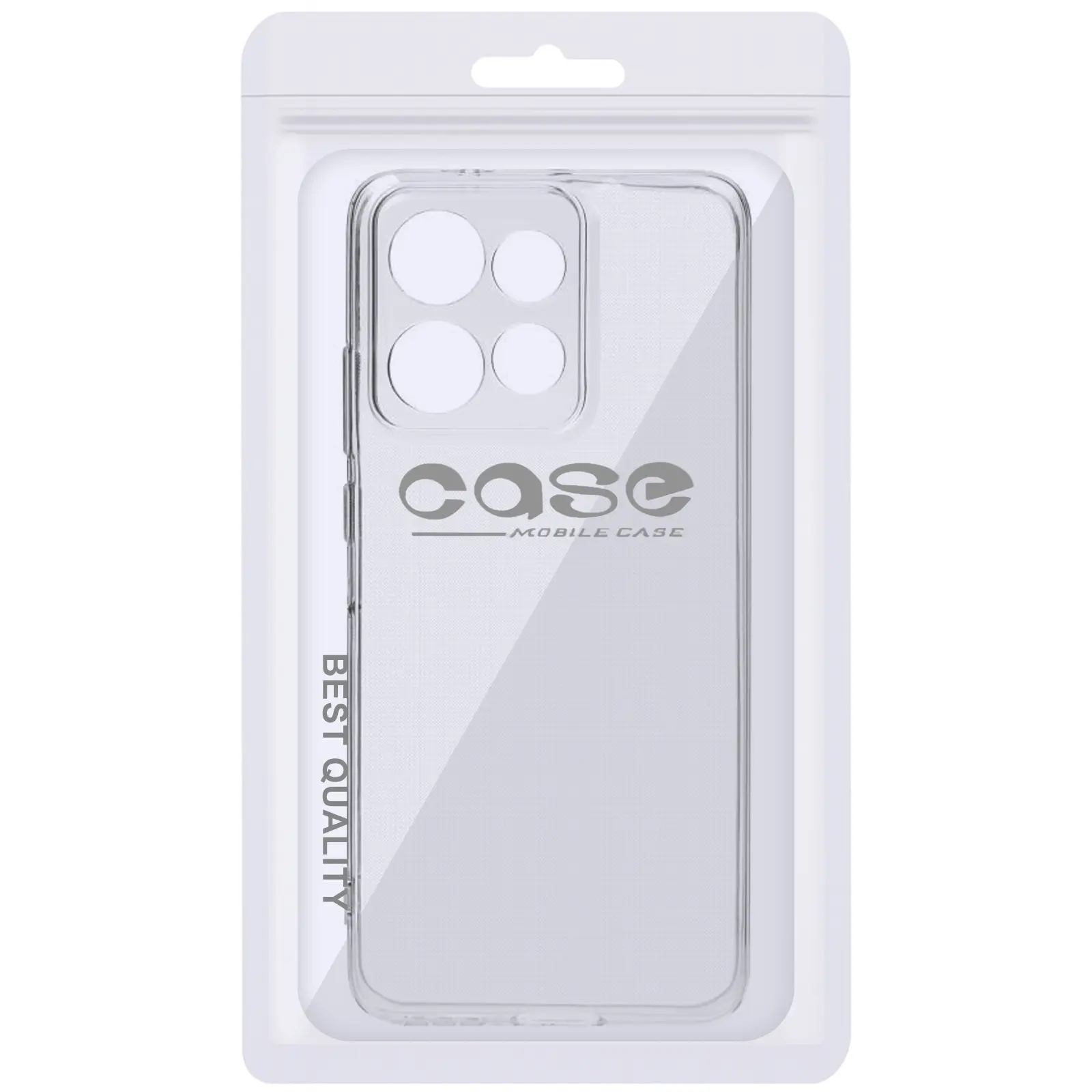 TPU чохол Transparent 1,0mm для Motorola Edge 50 Neo, Clear 1, TPU