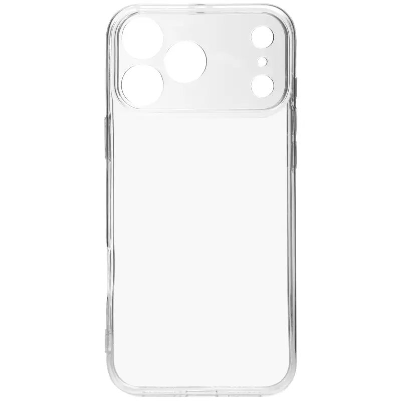 Case TPU Transparent 1,0mm for Apple iPhone 17 Pro (6.3"), Clear 1, TPU