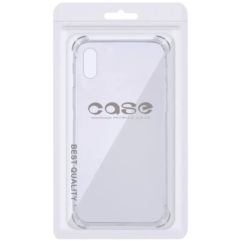Case TPU Ease Logo Anti Shock Transparent for Apple iPhone X / XS (5.8"), Clear 1, TPU