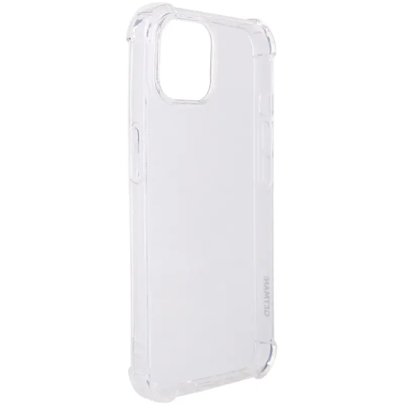 Case TPU Ease Logo Anti Shock Transparent for Apple iPhone 13 (6.1"), Clear 2, TPU