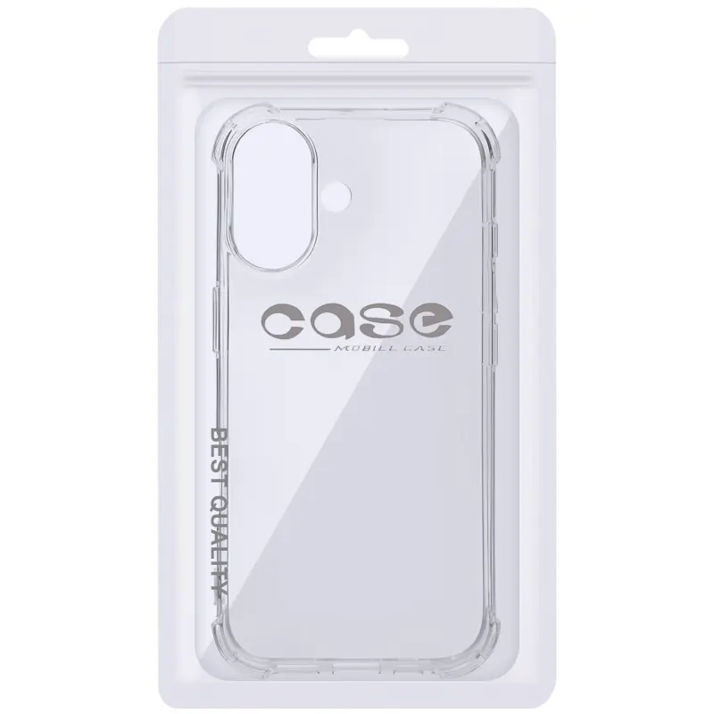 Etui TPU Ease Logo Anti Shock Transparent do Apple iPhone 16 (6.1"), Clear 1, TPU