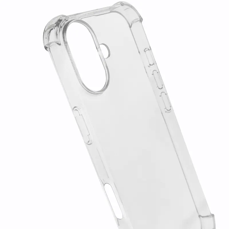 Etui TPU Ease Logo Anti Shock Transparent do Apple iPhone 16 (6.1"), Clear 3, TPU