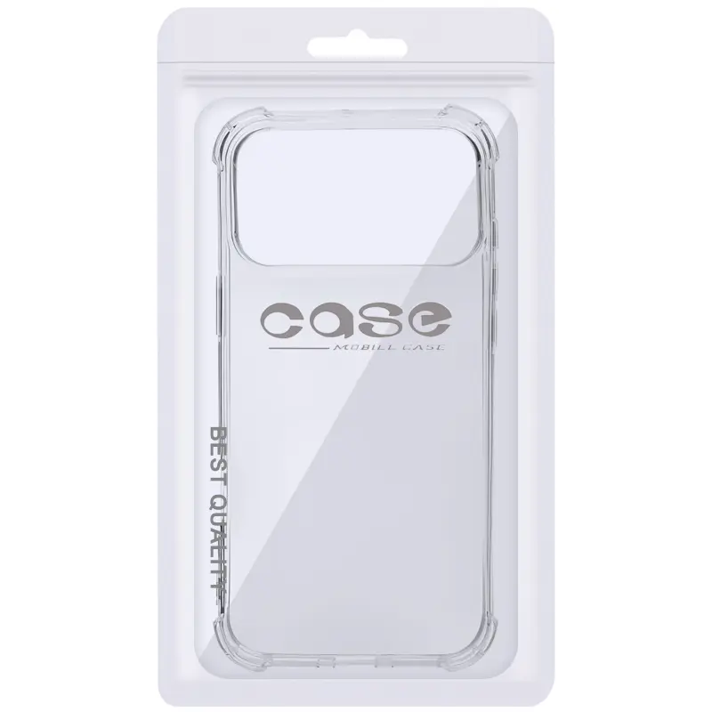 TPU чохол Ease Logo Anti Shock Transparent для Apple iPhone 17 Pro (6.3"), Clear 5, TPU