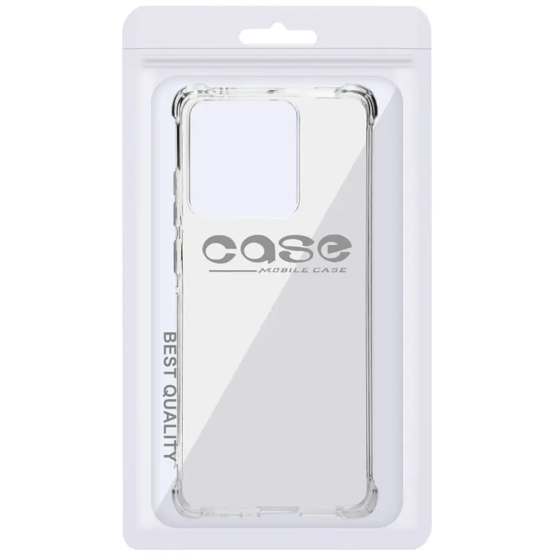 Etui TPU Ease Logo Anti Shock Transparent do Motorola Edge 60 Fusion, Clear 1, TPU