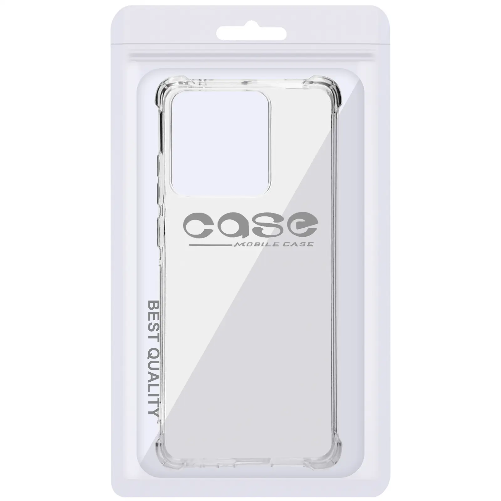 TPU чохол Ease Logo Anti Shock Transparent для Motorola Edge 60 Pro, Clear 1, TPU