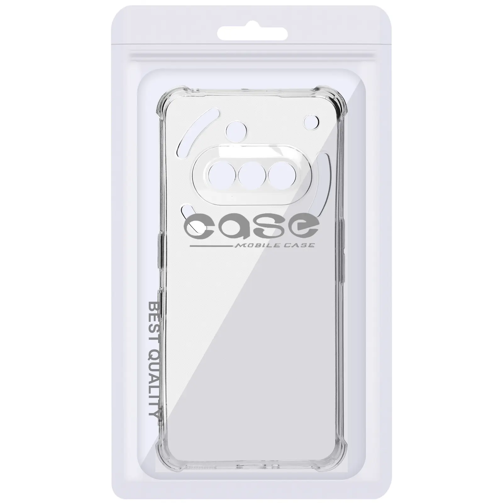 Etui TPU Ease Logo Anti Shock Transparent do Nothing Phone (3a), Clear 1, TPU