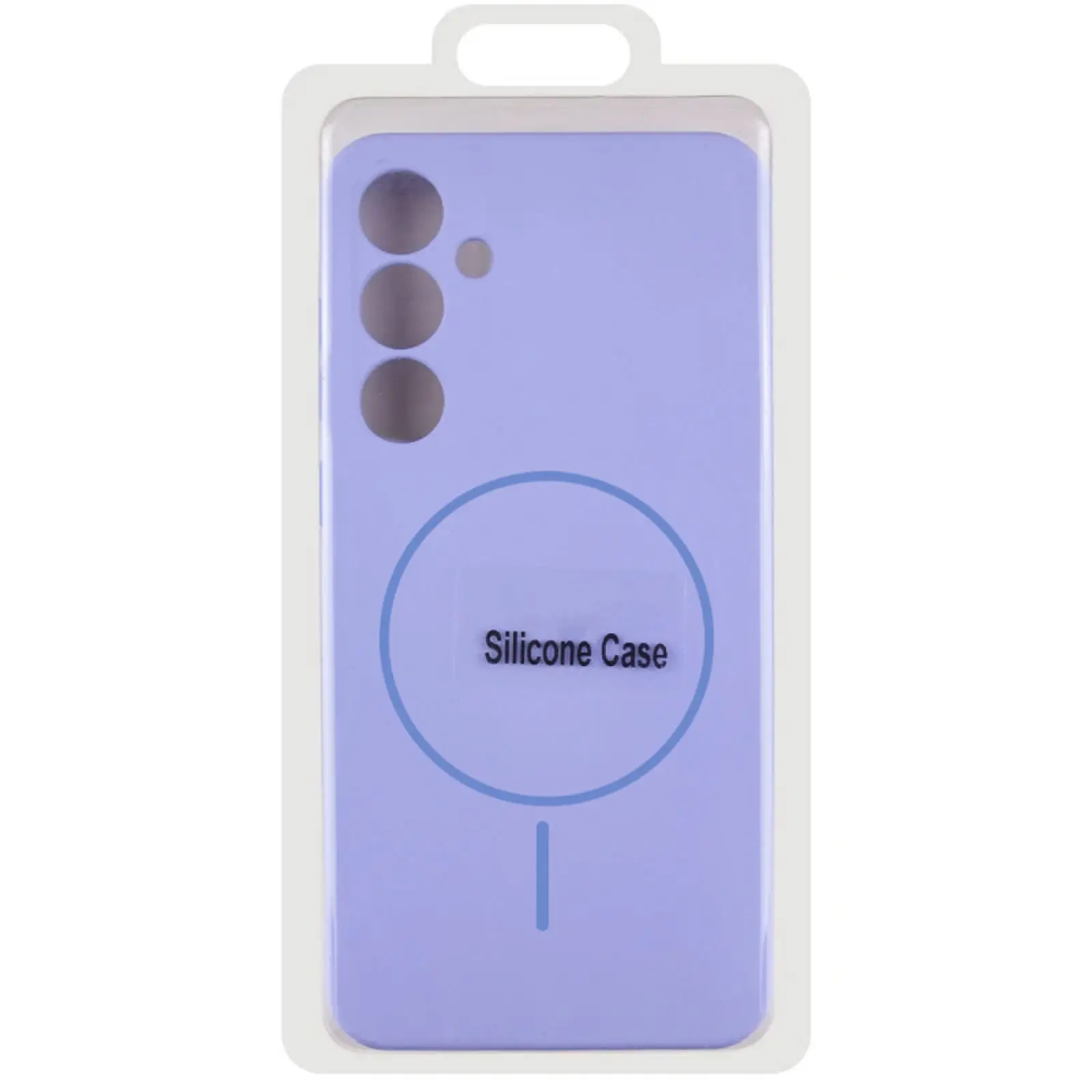 Silicone Cover with MagFit do Samsung Galaxy S25, Lilac / Dasheen 1, Silikon