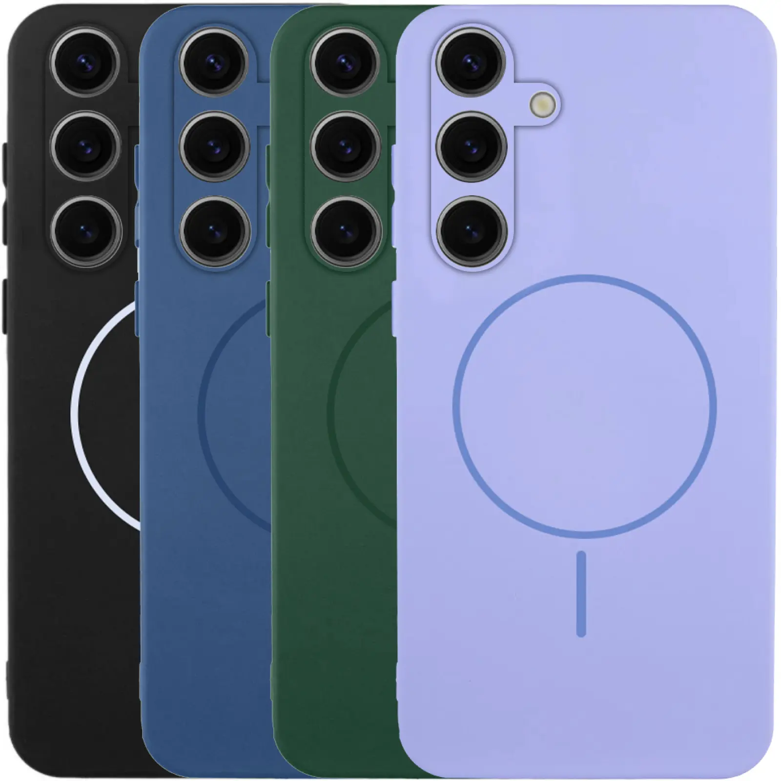 Чохол Silicone Cover (AA) with MagFit для Samsung Galaxy S25 FE, Силікон