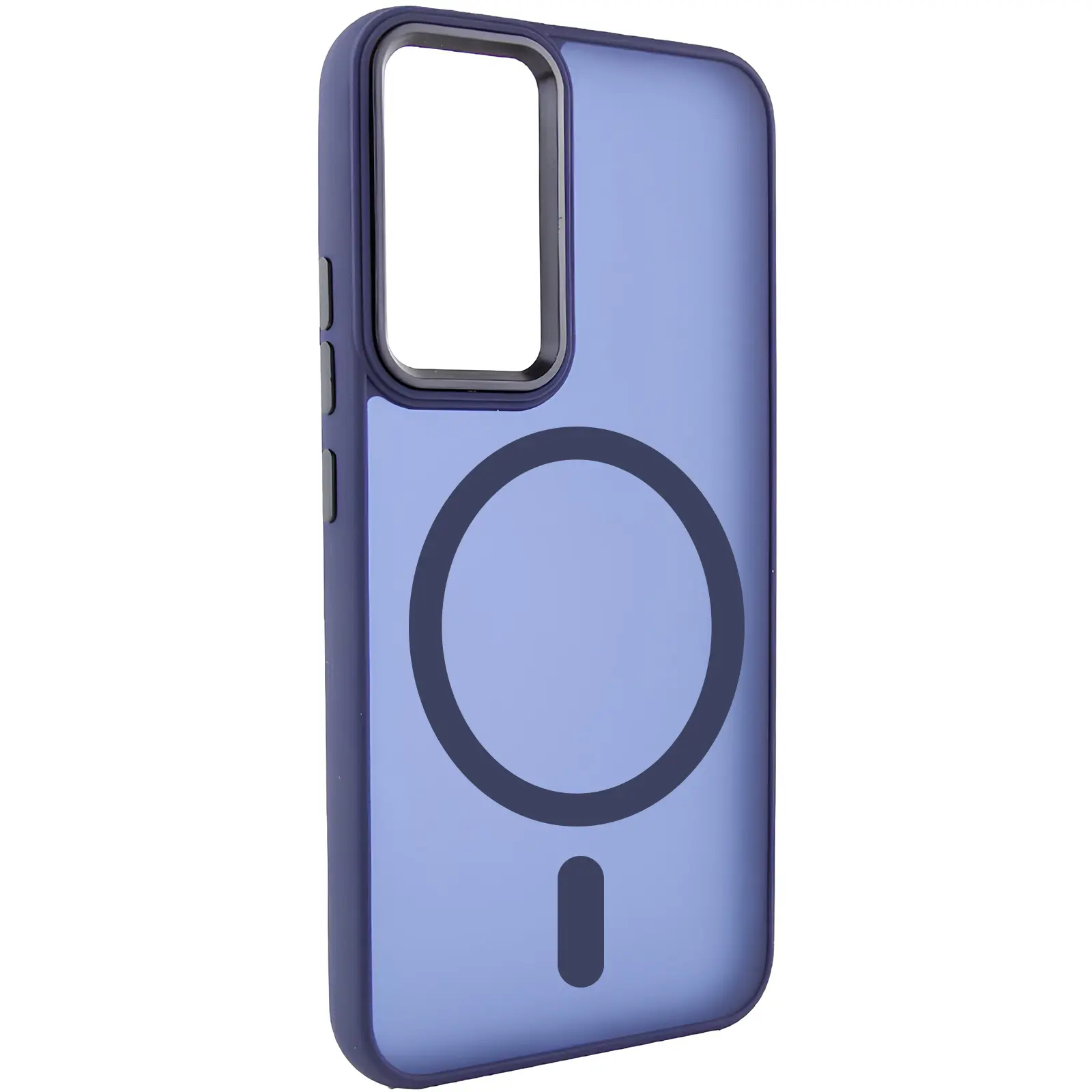 Etui TPU+PC Lyon Frosted with MagSafe do Samsung Galaxy S24 Ultra, Deep Navy, TPU+PC