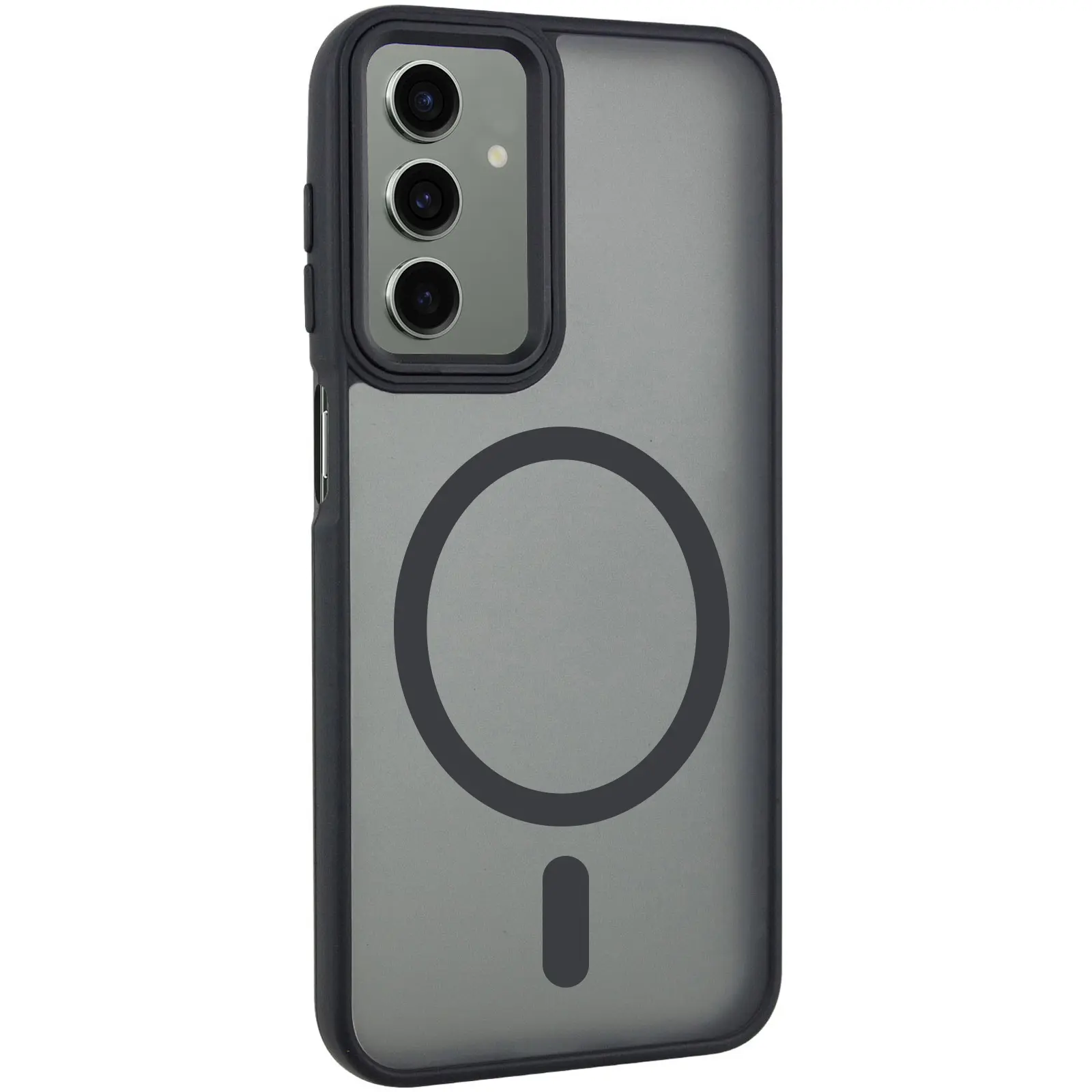 Etui TPU+PC Lyon Frosted with MagSafe do Samsung Galaxy A16 4G/5G, Black, TPU+PC