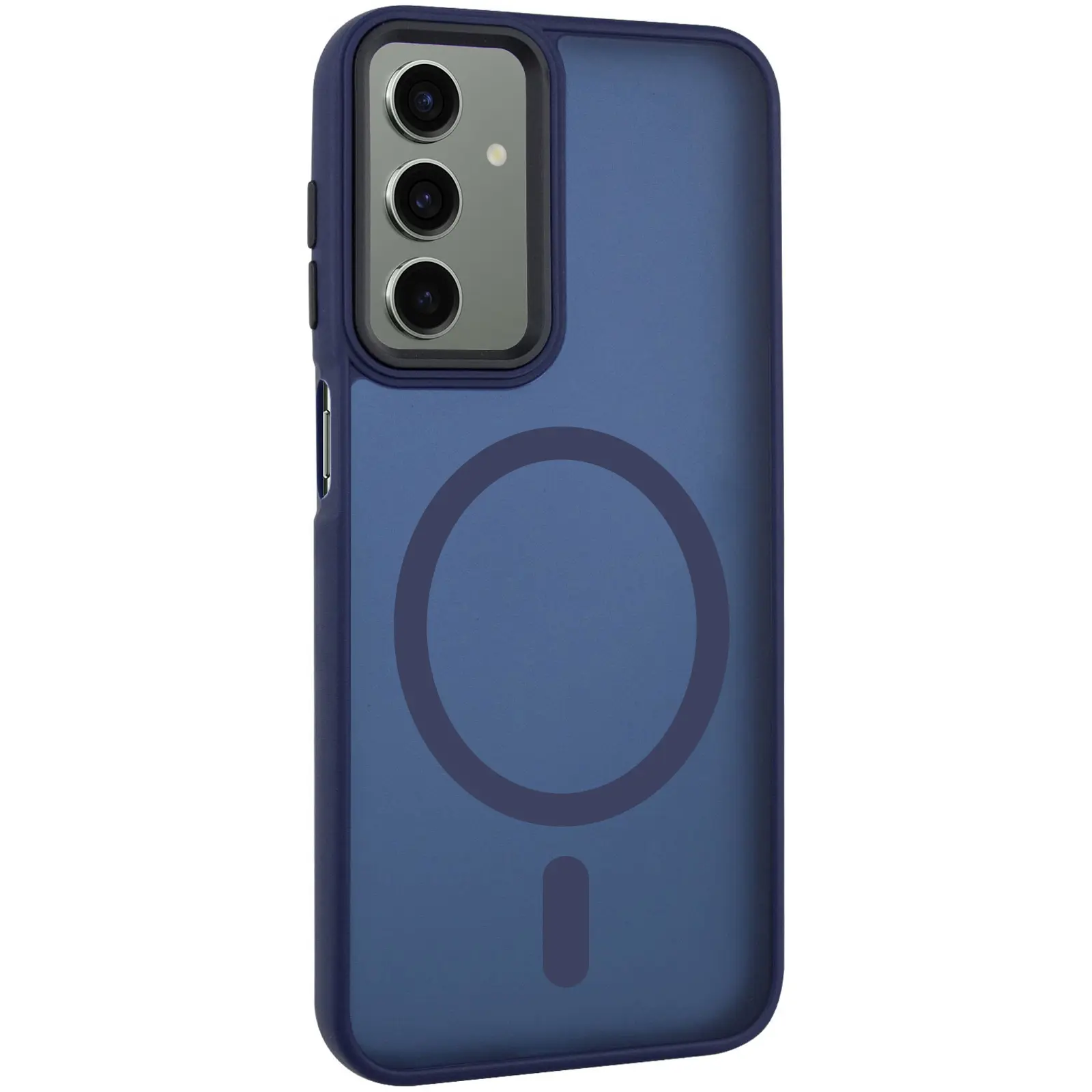 Etui TPU+PC Lyon Frosted with MagSafe do Samsung Galaxy A16 4G/5G, Deep Navy, TPU+PC