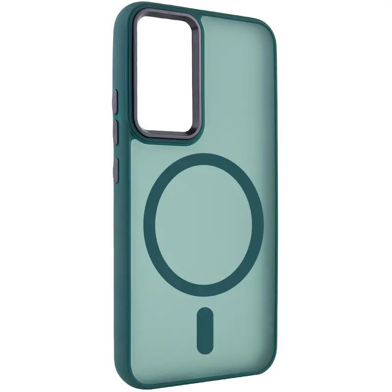 Etui TPU+PC Lyon Frosted with MagSafe do Samsung Galaxy S25 Ultra, Green, TPU+PC