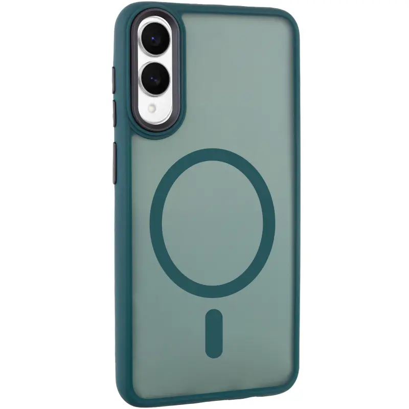 Чохол TPU+PC Lyon Frosted with MagSafe для Samsung Galaxy S25 Edge, Green, TPU+PC