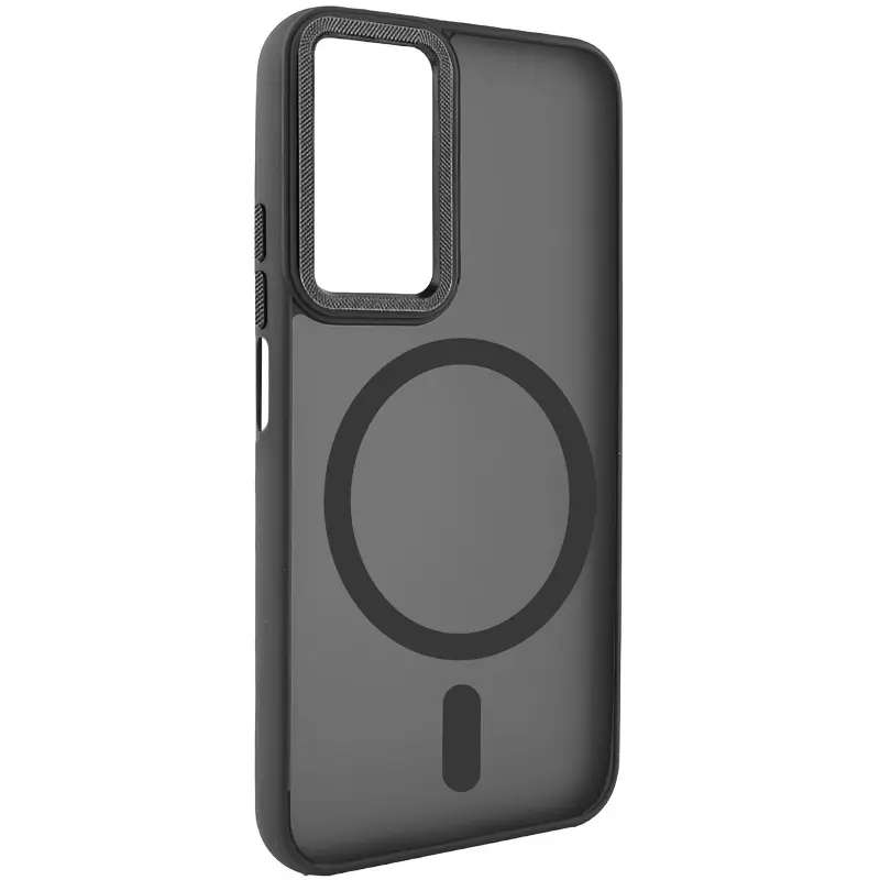 Etui TPU+PC Lyon Frosted with MagSafe do Samsung Galaxy A27, Black, TPU+PC