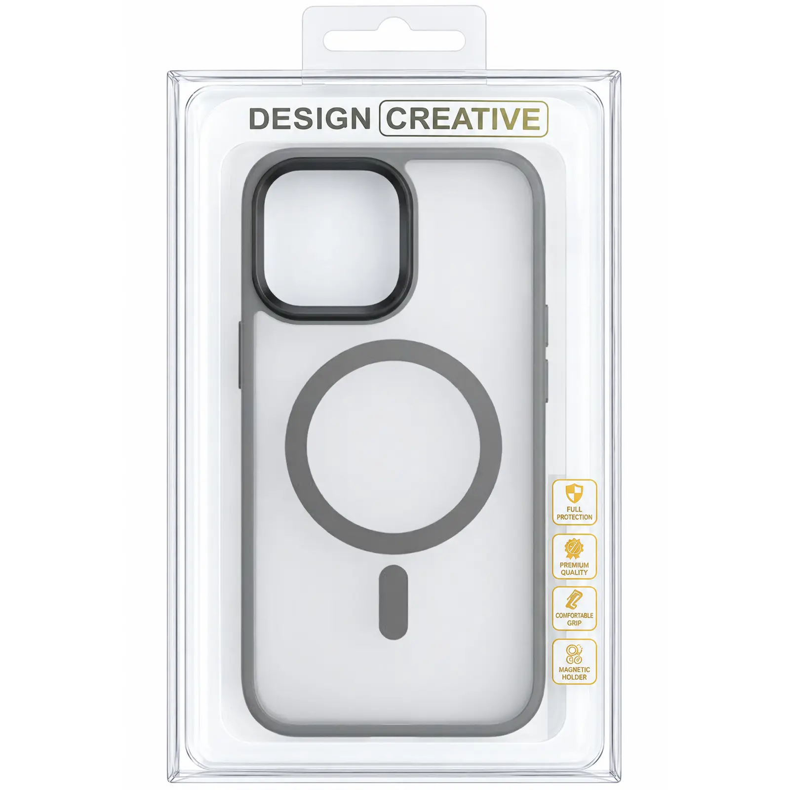 Etui Colorful Metal Buttons MagSafe do Apple iPhone 12 Pro Max (6.7") 1, TPU+PC