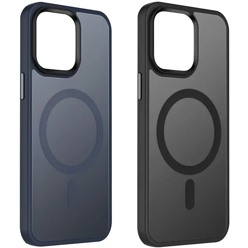 Case Colorful Metal Buttons MagSafe for Apple iPhone 13 (6.1"), TPU+PC