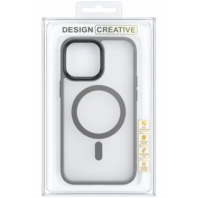 Etui Colorful Metal Buttons MagSafe do Apple iPhone 14 Pro Max (6.7") 1, TPU+PC