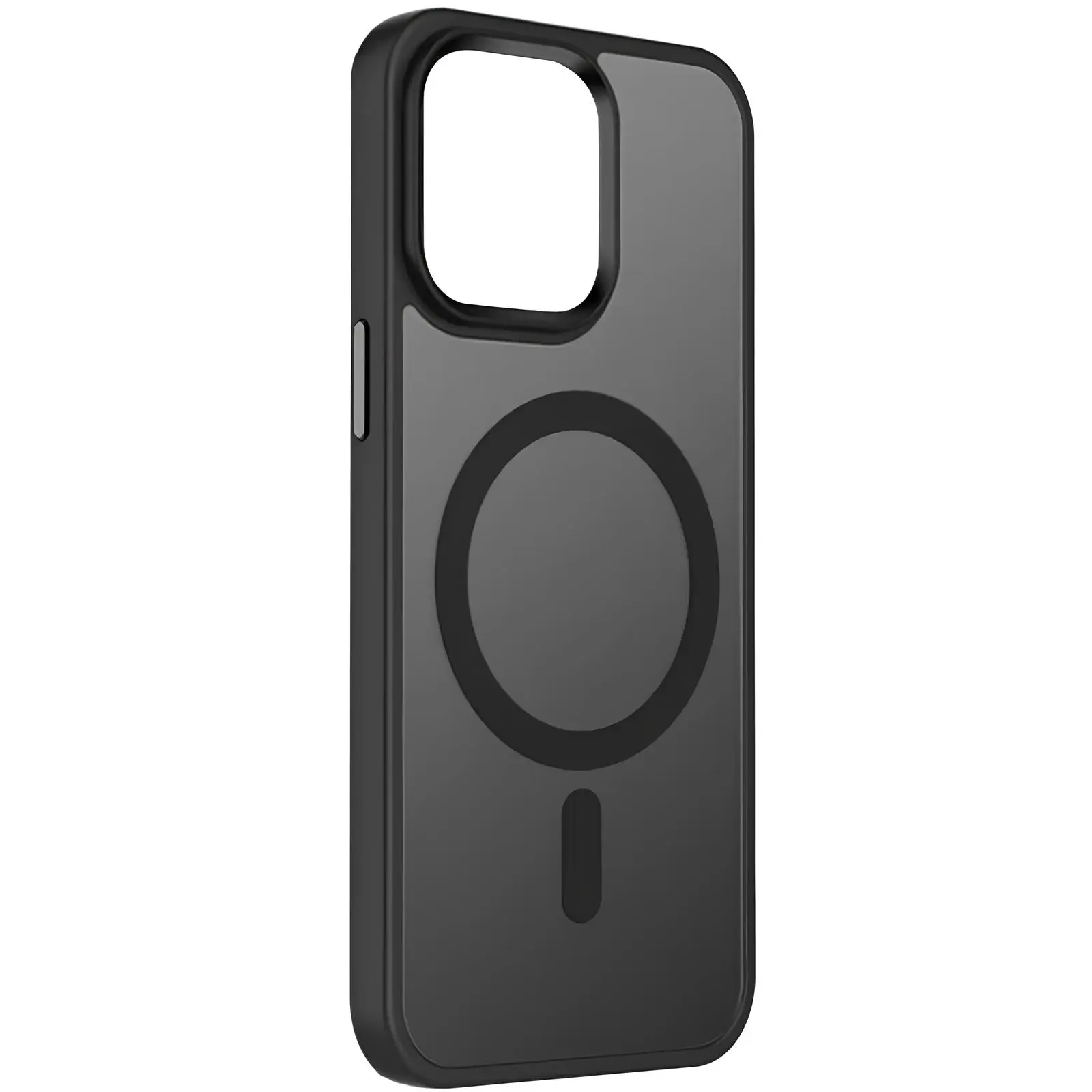 Чохол Colorful Metal Buttons MagSafe для Apple iPhone 15 (6.1"), Black, TPU+PC