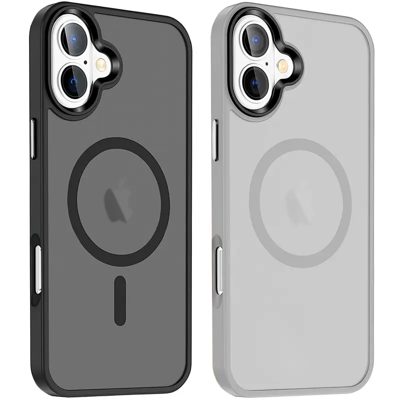 Etui Colorful Metal Buttons MagSafe do Apple iPhone 16 (6.1"), TPU+PC