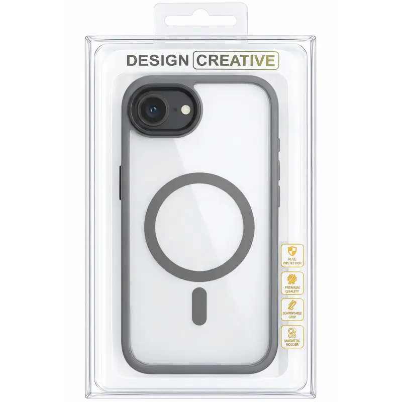 Чехол Ummi Colorful Metal Buttons with Magnetic Fit для Apple iPhone 16e / 17e (6.1") 1, TPU+PC