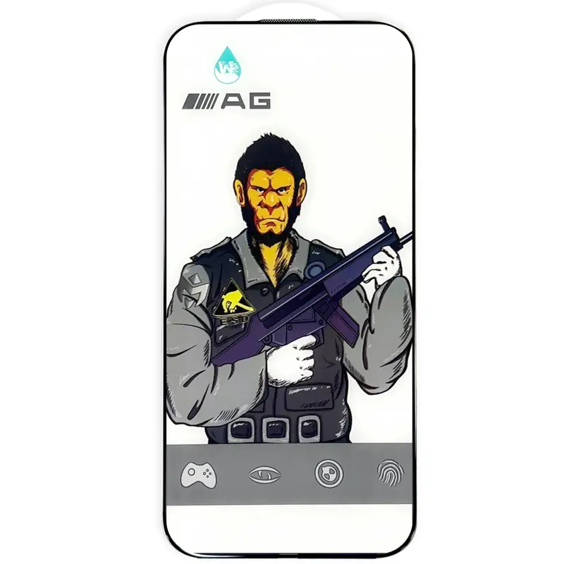 Ochronne szkło 5D matowy do Apple iPhone 17 / 16 Pro (6.3"), Szkło hartowane