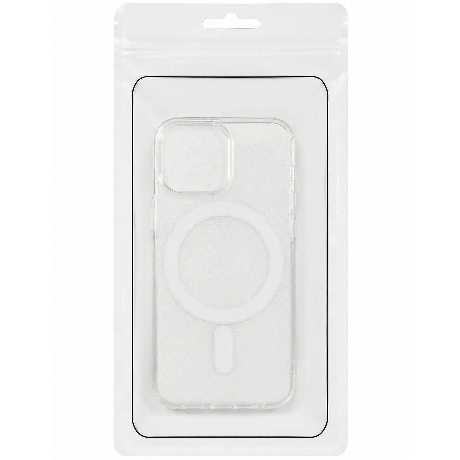 TPU Crystal Case with Magnetic Fit do Apple iPhone 13 mini (5.4"), Clear / OPP ZIP 3, TPU