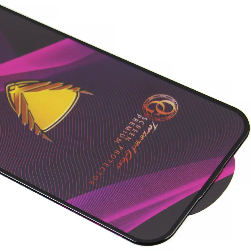 Ochronne szkło OG Premium do Apple iPhone 15 / 16 (6.1"), Black 2, Szkło hartowane