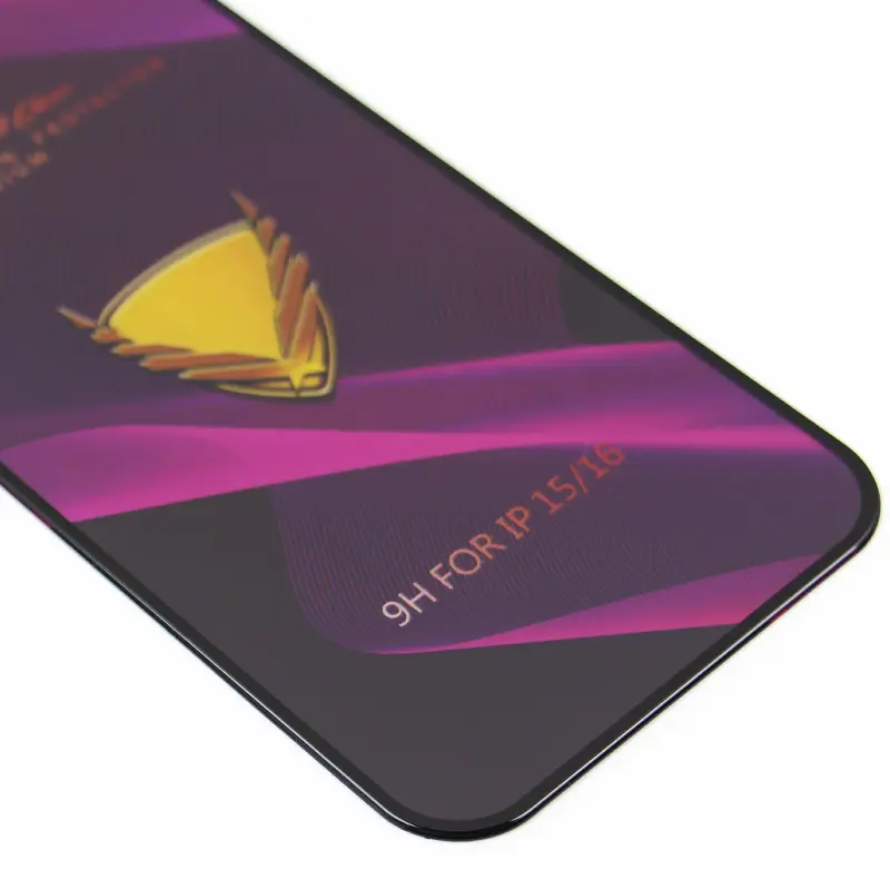 Ochronne szkło OG Premium do Apple iPhone 15 / 16 (6.1"), Black 3, Szkło hartowane