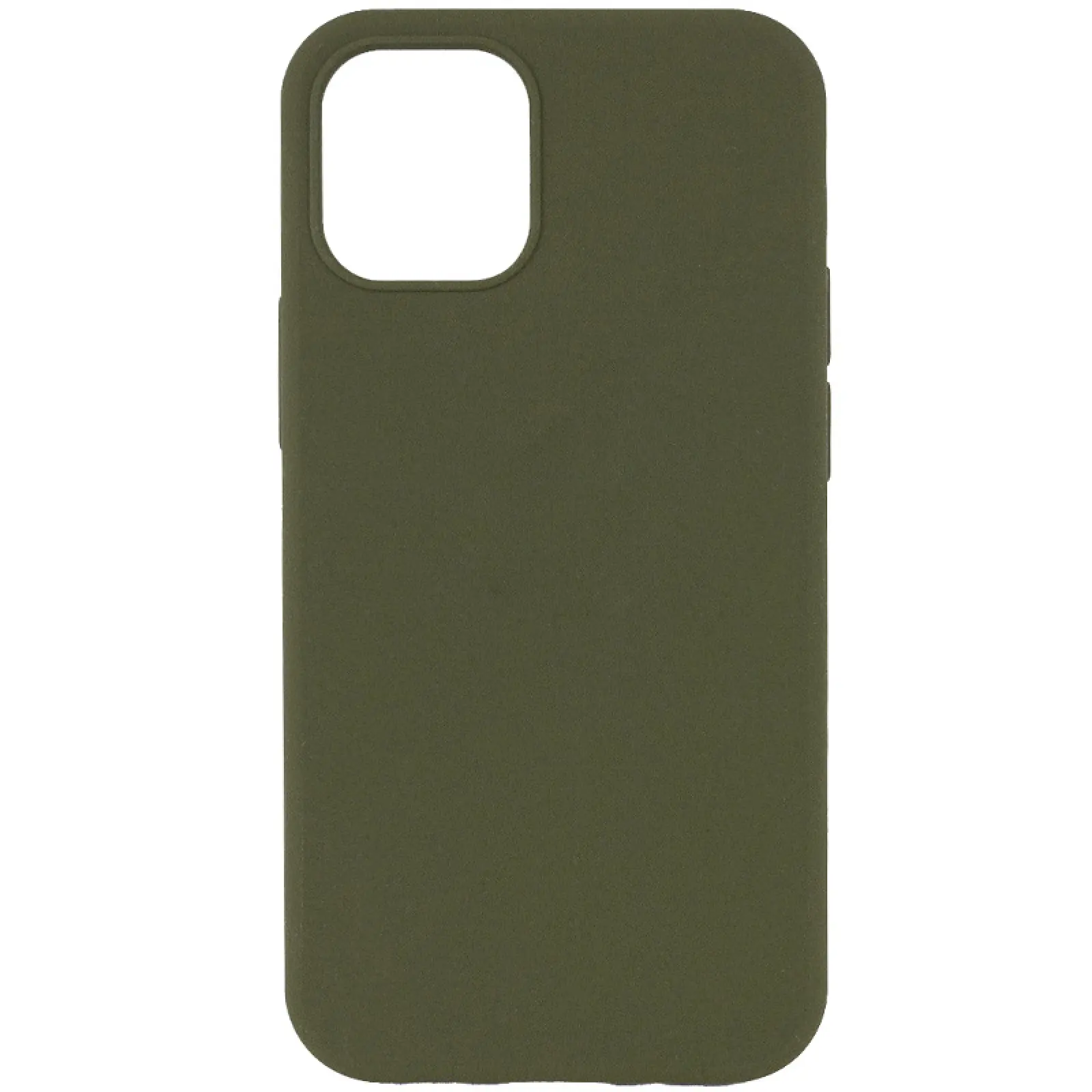 Case Silk Full Protective for Apple iPhone 12 Pro / 12 (6.1"), Green / Dark Olive, Silicone