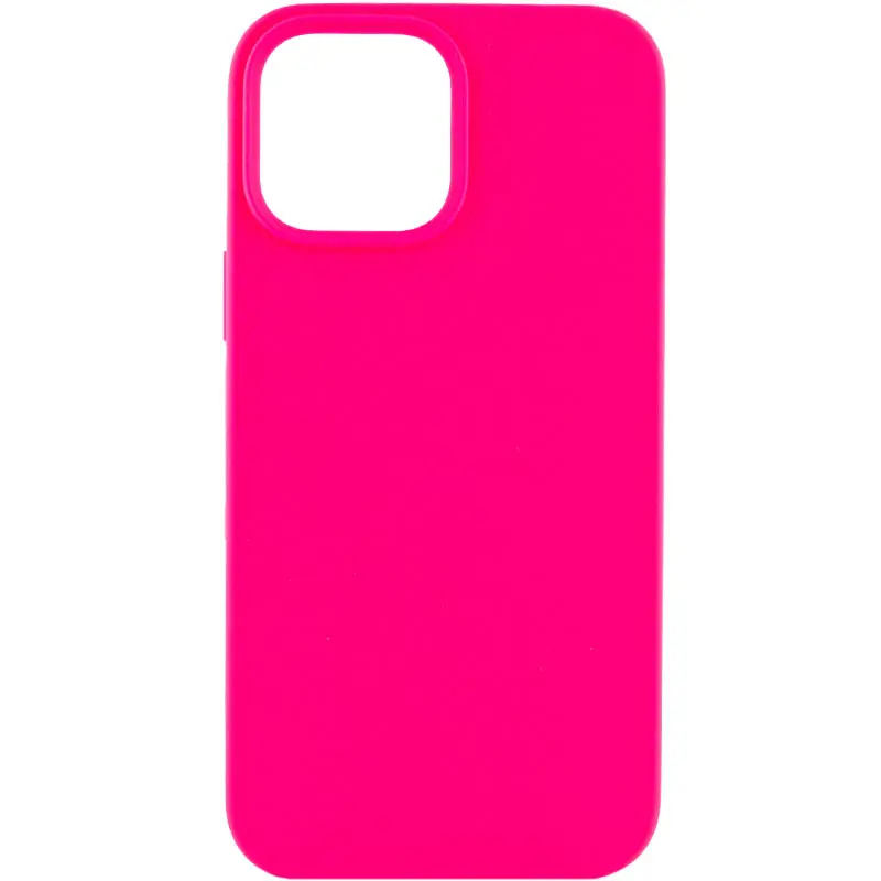 Etui Silk Case Full Protective do Apple iPhone 12 Pro Max (6.7"), Różowy / Barbie pink, Silikon