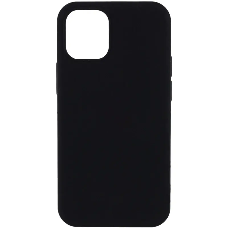 Etui Silk Case Full Protective do Apple iPhone 13 (6.1"), Czarny / Black, Silikon