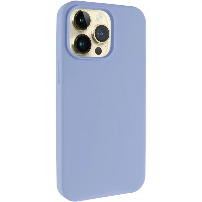 Чохол Silk Full Protective (AA) NO LOGO для Apple iPhone 14 Pro (6.1"), Блакитний / Lilac Blue, Силікон