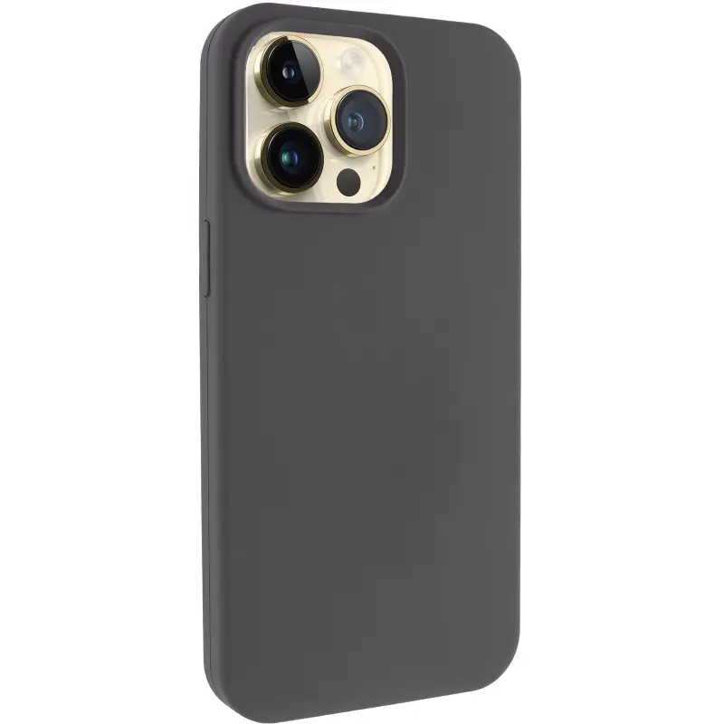 Чохол Silk Full Protective (AA) NO LOGO для Apple iPhone 14 Pro (6.1"), Сірий / Dark Gray, Силікон