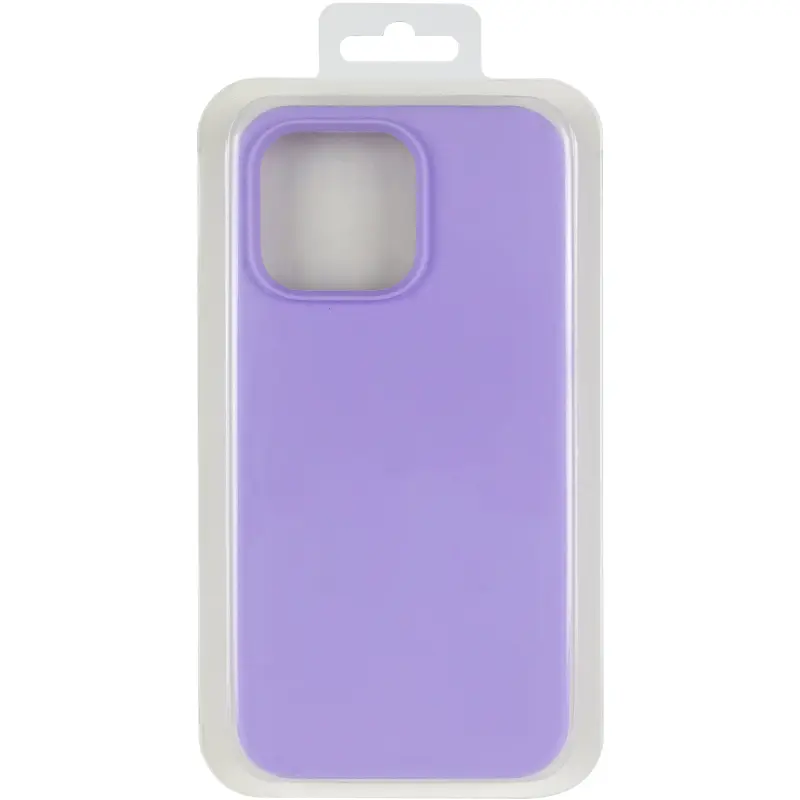 Чохол Silk Full Protective (AA) NO LOGO для Apple iPhone 14 Pro (6.1"), Бузковий / Dasheen 3, Силікон