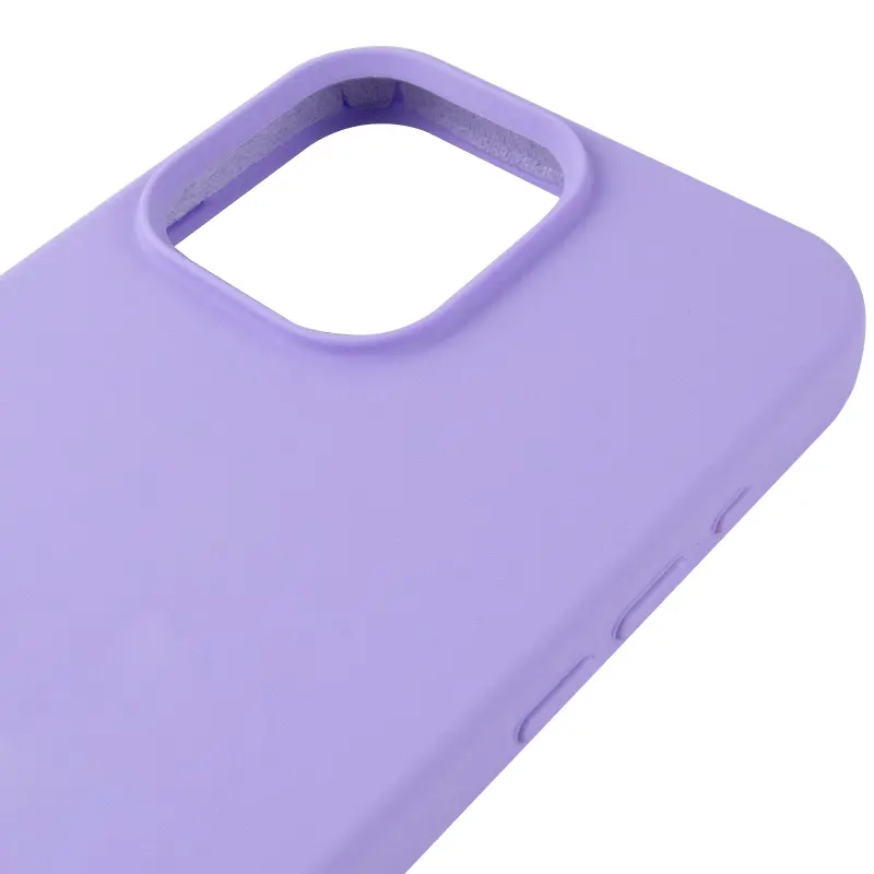 Чохол Silk Full Protective (AA) NO LOGO для Apple iPhone 15 Pro (6.1"), Бузковий / Dasheen 4, Силікон