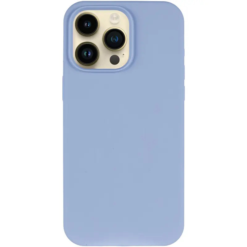 Чохол Silk Full Protective (AA) NO LOGO для Apple iPhone 15 Pro Max (6.7"), Блакитний / Lilac Blue 5, Силікон