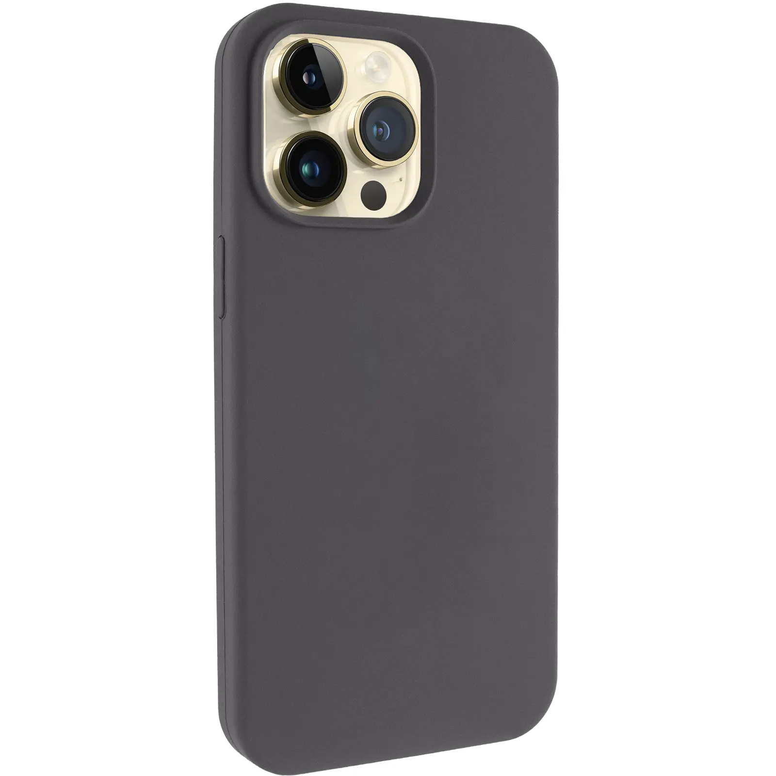 Чохол Silk Full Protective (AA) NO LOGO для Apple iPhone 15 Pro Max (6.7"), Сірий / Dark Gray, Силікон