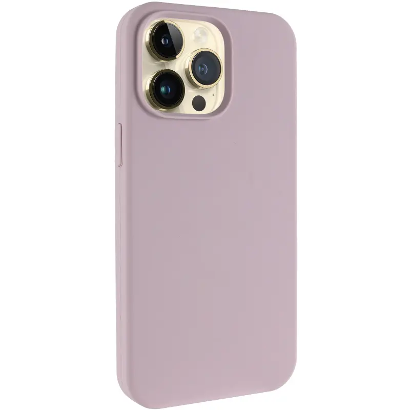 Чохол Silk Full Protective (AA) NO LOGO для Apple iPhone 15 Pro Max (6.7"), Сірий / Lavender, Силікон