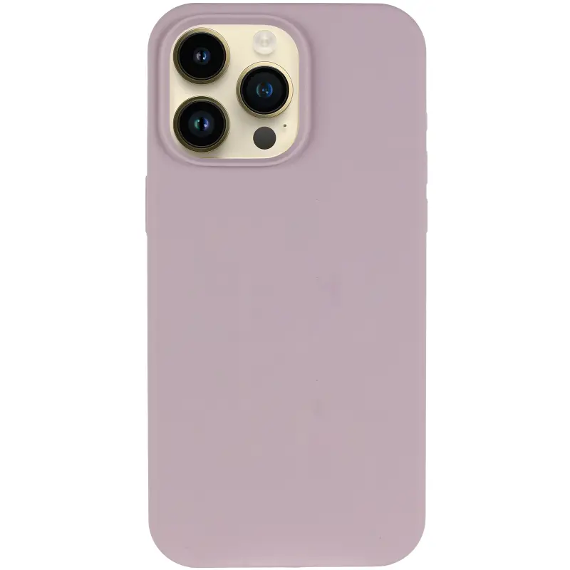 Чохол Silk Full Protective (AA) NO LOGO для Apple iPhone 15 Pro Max (6.7"), Сірий / Lavender 1, Силікон
