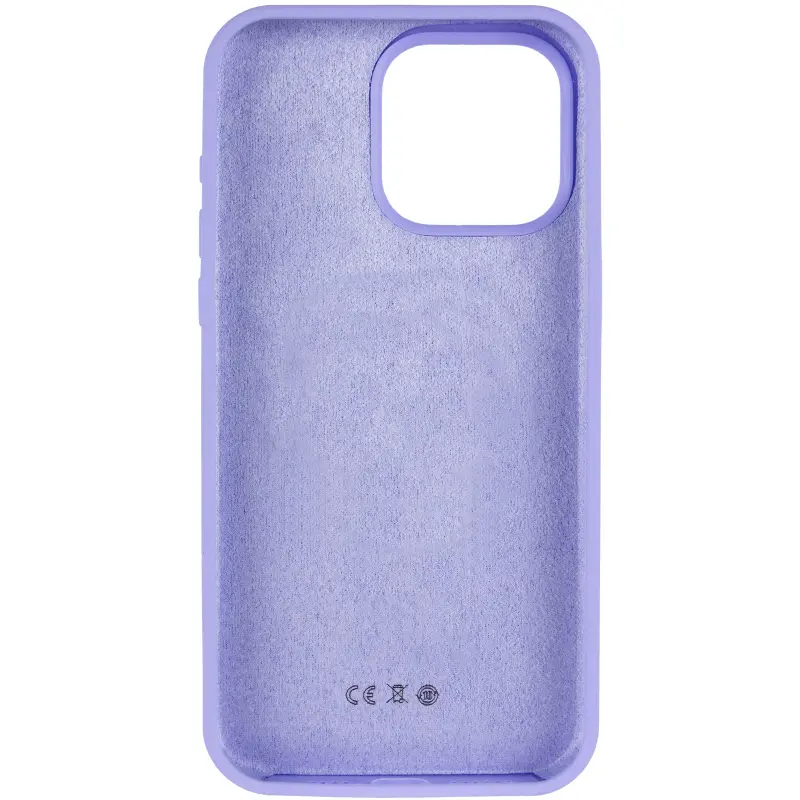 Чохол Silk Full Protective (AA) NO LOGO для Apple iPhone 15 Pro Max (6.7"), Бузковий / Dasheen 2, Силікон