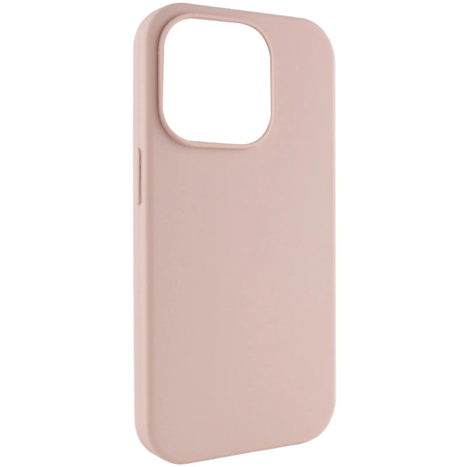 Чохол Silk Full Protective (AA) NO LOGO для Apple iPhone 16 (6.1"), Рожевий / Pink Sand 1, Силікон