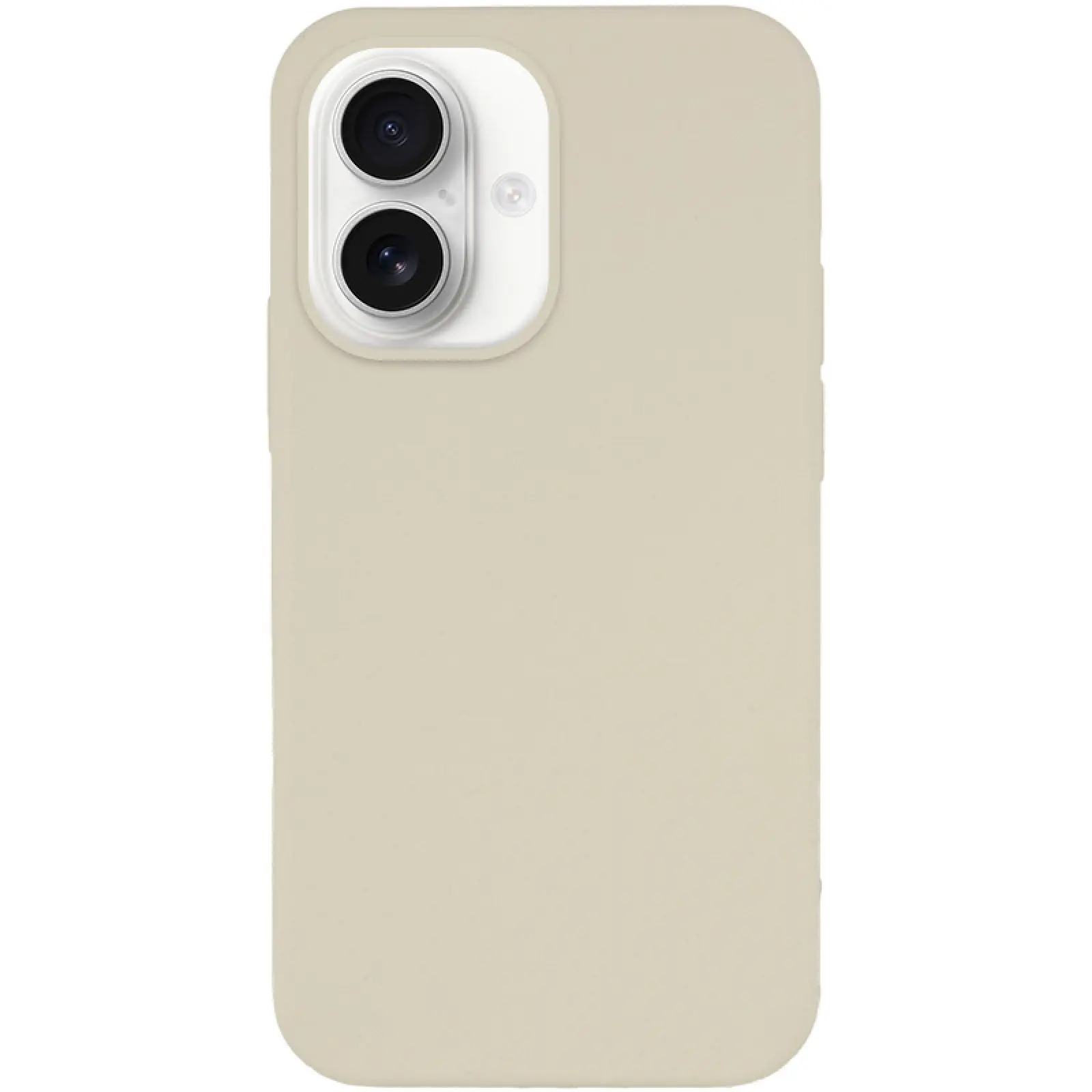 Чохол Silk Full Protective (AA) NO LOGO для Apple iPhone 16 (6.1"), Бежевий / Antique White, Силікон