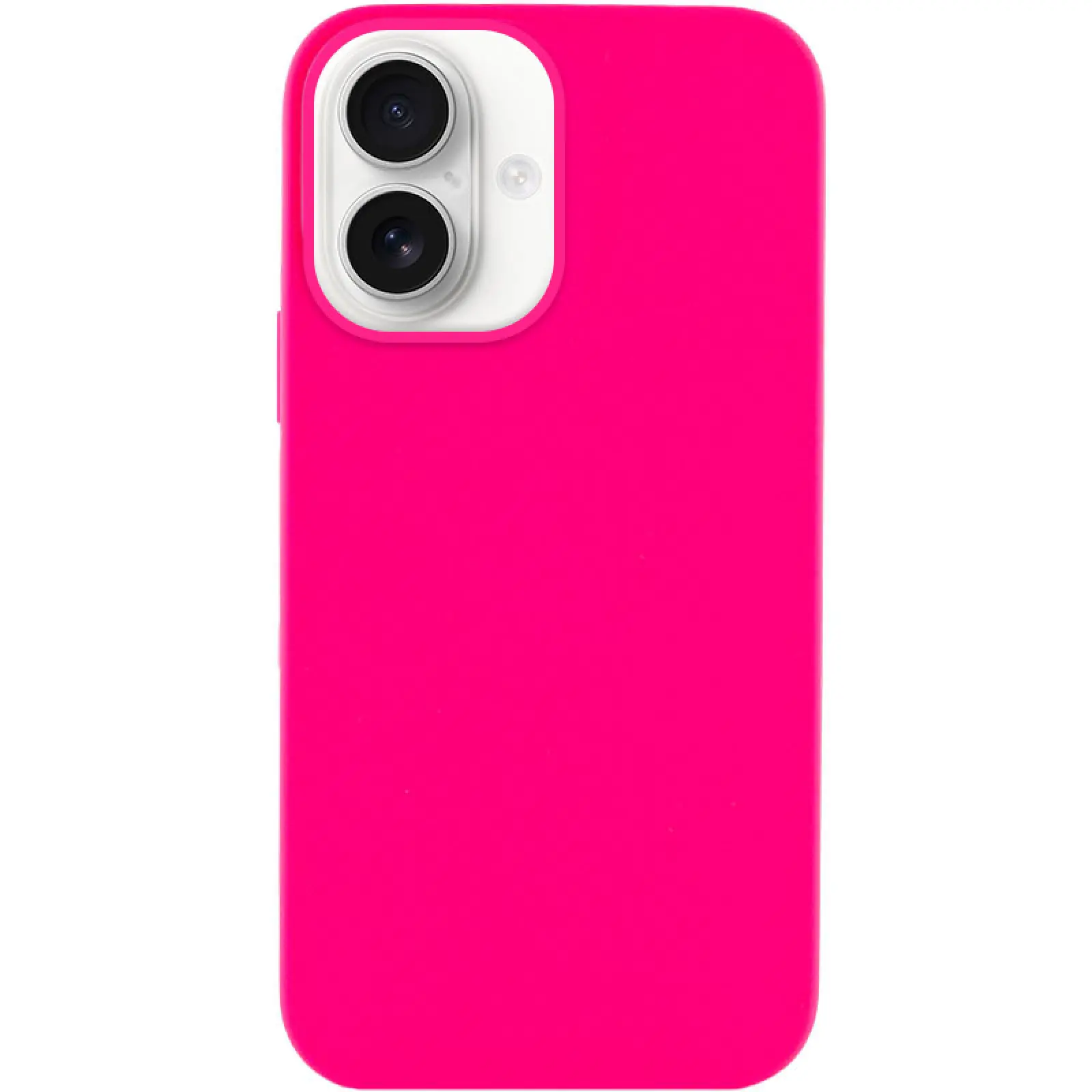 Чохол Silk Full Protective (AA) NO LOGO для Apple iPhone 16 (6.1"), Рожевий / Barbie pink, Силікон