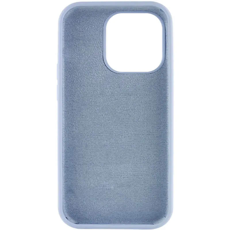 Чохол Silk Full Protective (AA) NO LOGO для Apple iPhone 16 (6.1"), Блакитний / Lilac Blue 1, Силікон