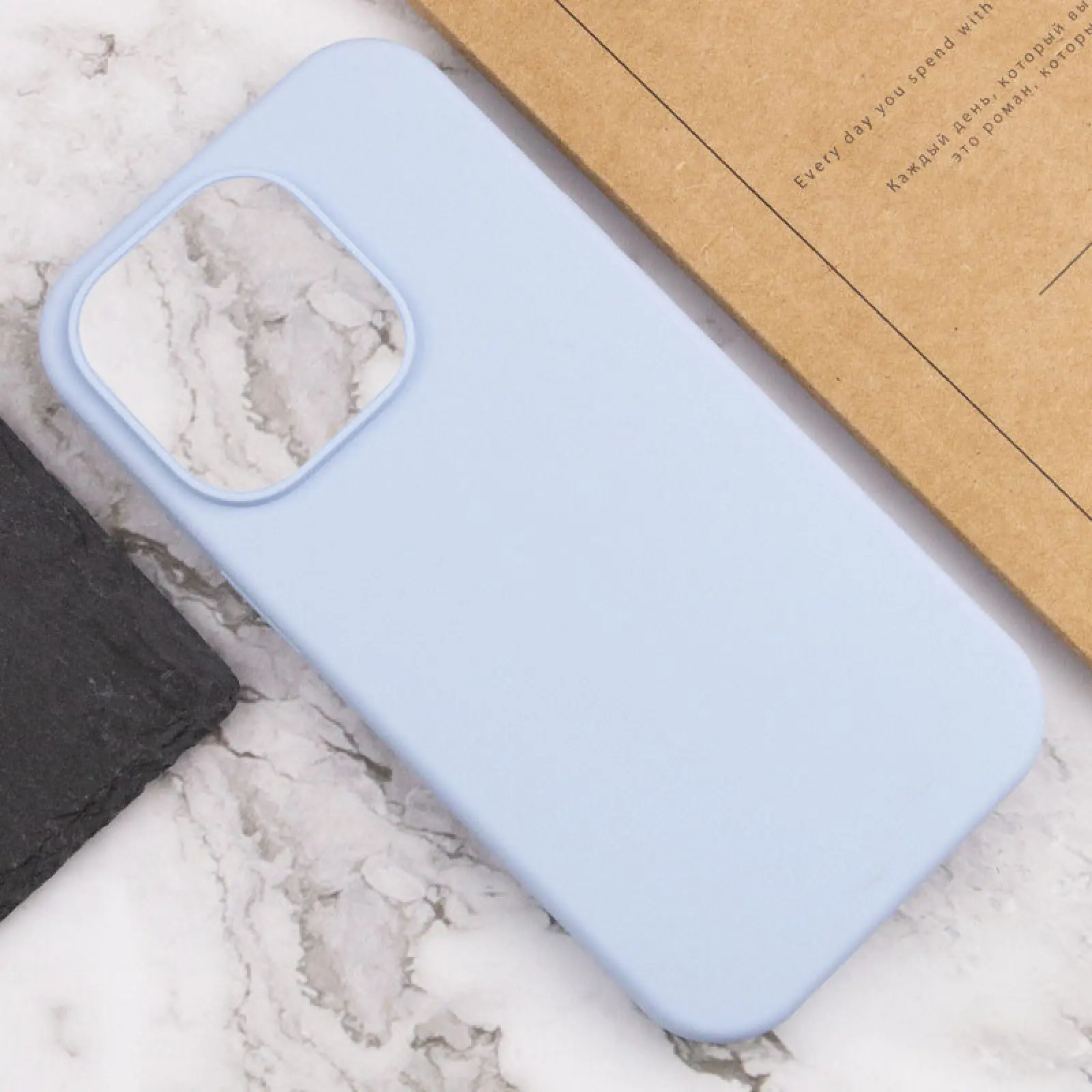 Чохол Silk Full Protective (AA) NO LOGO для Apple iPhone 16 (6.1"), Блакитний / Lilac Blue 3, Силікон